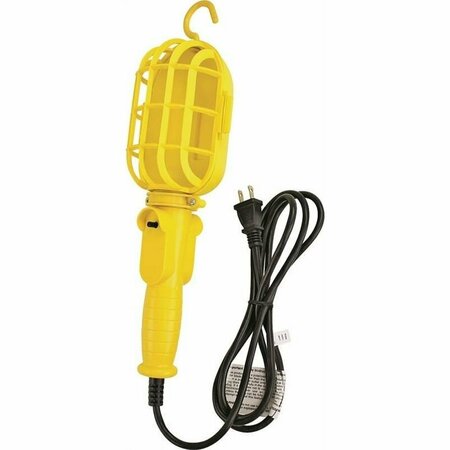 POWERZONE ORTL098506 Work Light with Non-Metallic Guard, 6 ft L Cord, Black PZ-406PDQ4